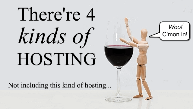 hosting your art website there are 4 types of hosting